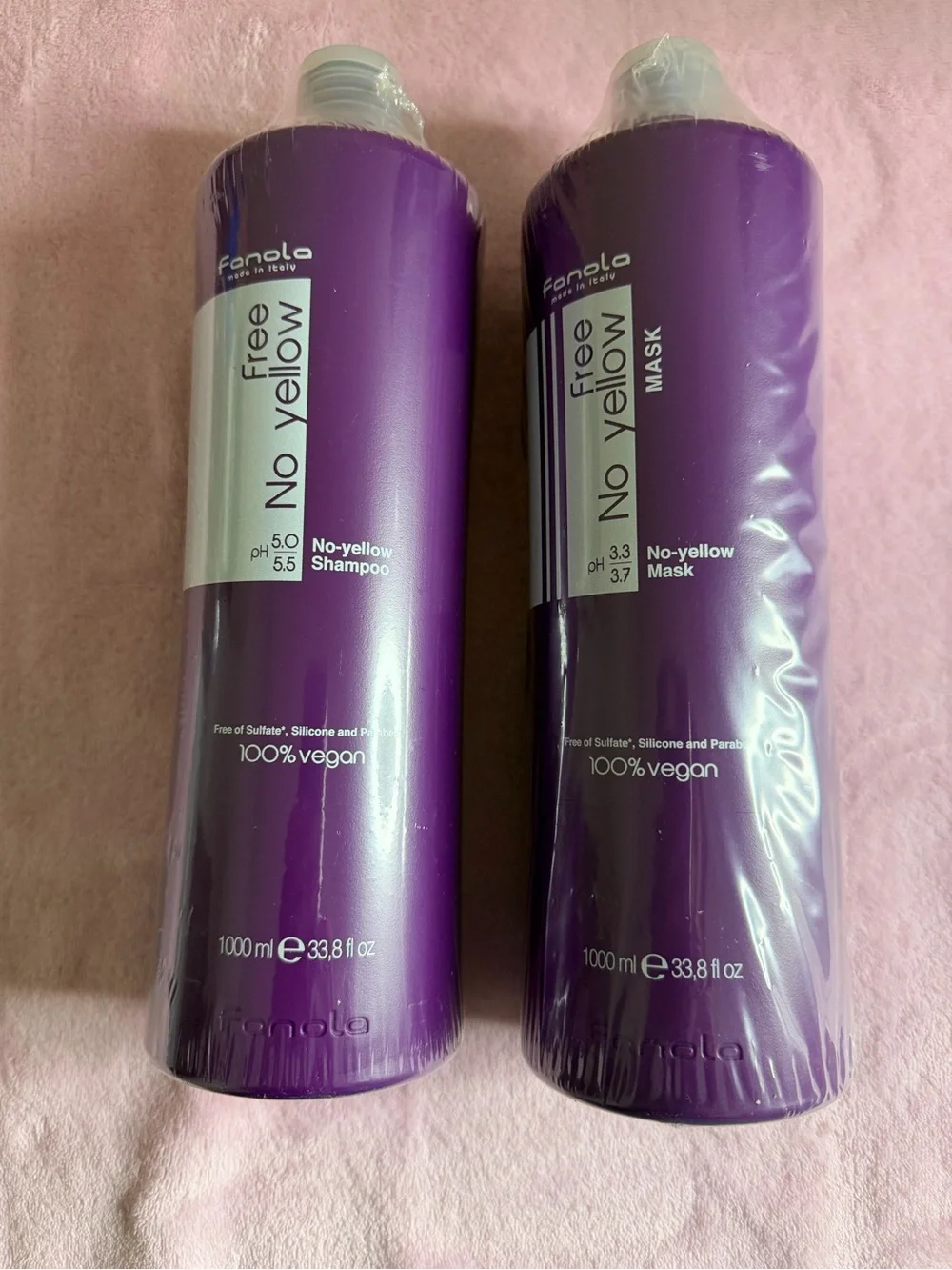 Fanola No Yellow Shampoo & Mask Duo — Purple Vegan Haircare